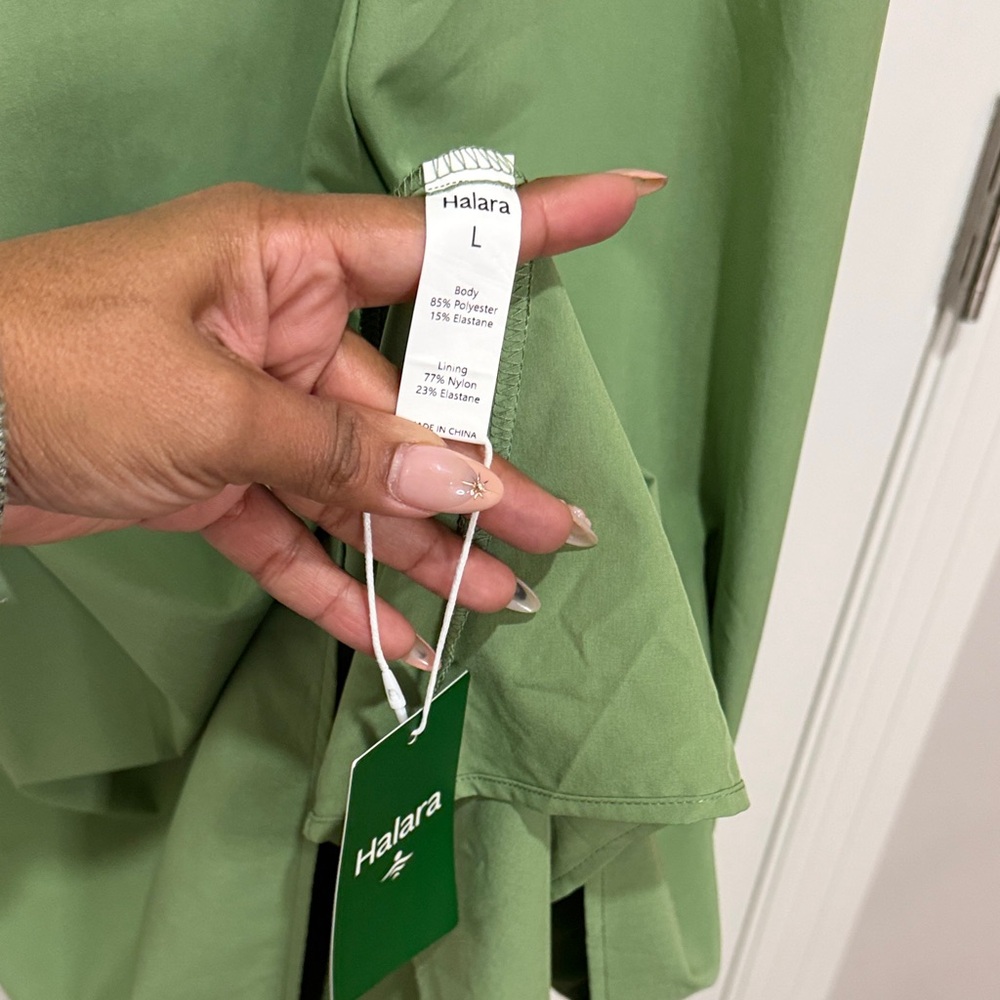 Sage Green High Low Dress - Picture 6 of 6